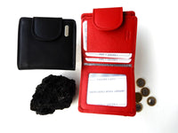 Bild in Galerie Ansicht laden, Mini-Börse mit 9xKartenfächern und RFID-protect vom KüstenKlaus in Rot und Schwarz
