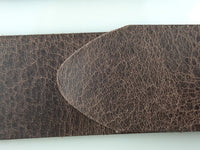 Bild in Galerie Ansicht laden, 4cm breiter Wasser-Büffel-Leder Gürtel, Voll-Leder mit nickelfreier Schließe und gebrochener Oberflächenstruktur, Marine-Blau, Khaki-Grün, Braun, Schwarz                                                         
