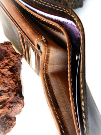 Bild in Galerie Ansicht laden, Büffel-Voll-Leder Geldböse als Querformat mit RFID-protect vom KüstenKlaus
