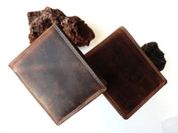 Bild in Galerie Ansicht laden, Büffel-Voll-Leder Geldböse als Querformat mit RFID-protect vom KüstenKlaus
