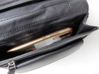 Bild in Galerie Ansicht laden, Bauchtasche aus Rind-Nappa-Leder, flach,innen vom KüstenKlaus
