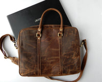 Bild in Galerie Ansicht laden, Business/Notebook Bag - Büffel Hunter Leder geölt Umhänge-Schultertasche
