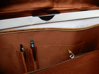 Bild in Galerie Ansicht laden, Business/Notebook Bag - Büffel Hunter Leder geölt Umhänge-Schultertasche
