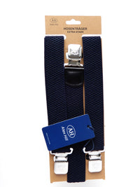 Bild in Galerie Ansicht laden, 3-Clips  4cm breite Hosenträger Y-Fom Alligator-Cip,dunkelblau,marineblau

