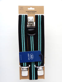 Bild in Galerie Ansicht laden, 3 Ganzmetall-Clips Hosenträger in Y-Form &quot;Alex Hill&quot; Mod.8
