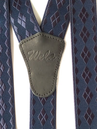 Bild in Galerie Ansicht laden, 3 Klipp Hosenträger im Jacquard-Webmuster, Y-Form
