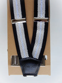 Bild in Galerie Ansicht laden, 3 Ganzmetall-Clips Hosenträger in Y-Form &quot;Alex Hill&quot; Mod. 10
