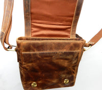 Bild in Galerie Ansicht laden, Umhängetasche, Rinder-Leder,geölt,Hunter
