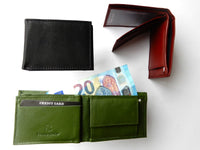 Bild in Galerie Ansicht laden, Mini-Börse,Rinderleder,flach,Querformat
