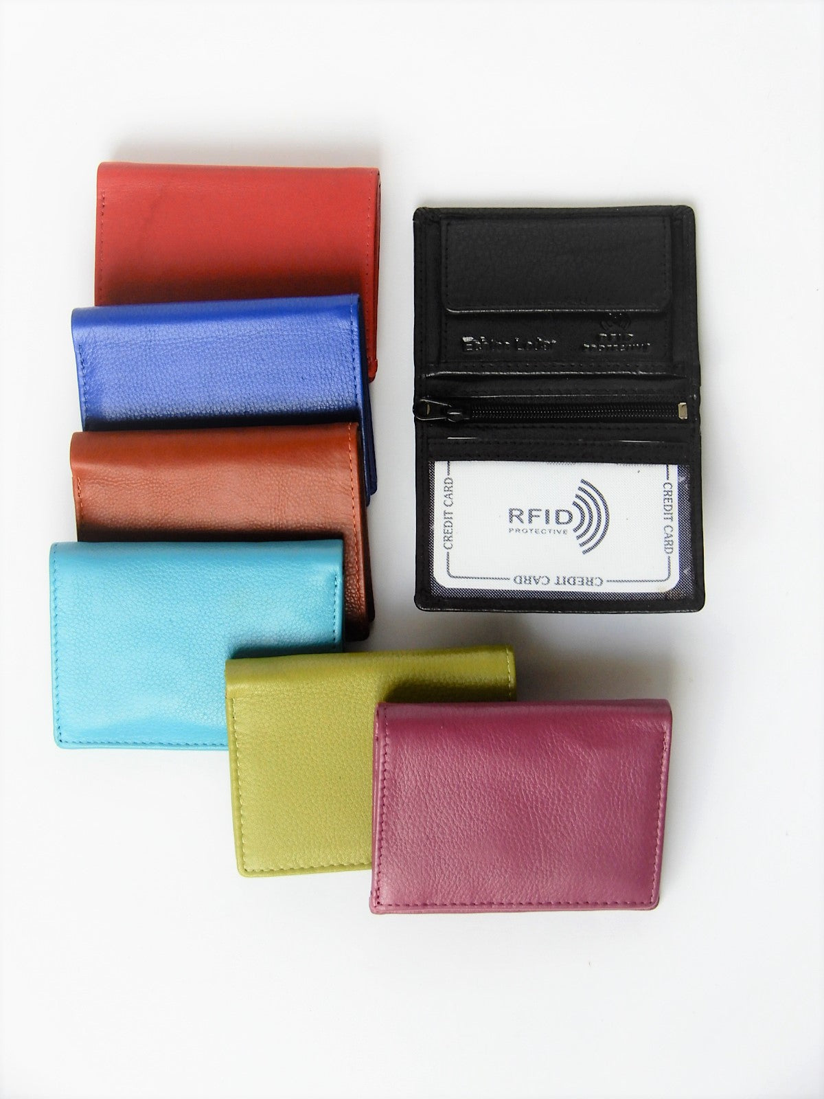 Minibörse mit RFID-Schutz, diverse Farben