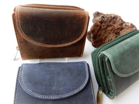 Bild in Galerie Ansicht laden, Damen-Börse, Büffel-Leder,RFID-Schutz,Raumwunder 
