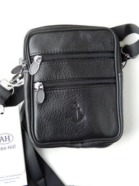 Bild in Galerie Ansicht laden, Umhänge-Gürteltasche,Leder,maritim
