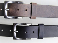 Bild in Galerie Ansicht laden, Leder-Gürtel in 4cm, Wasserbüffel, Breite 4cm, Modell &quot;Westminster&quot;
