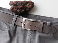 Bild in Galerie Ansicht laden, Ledergürtel Wasserbüffel Modell &quot;Westminster&quot;,hochwertig vom KüstenKlaus

