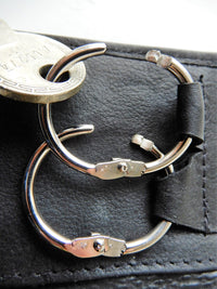 Bild in Galerie Ansicht laden, 2-Spezial-Ringe-Schlüsseltasche mit Außen-Hartgeldfach - KüstenKlaus
