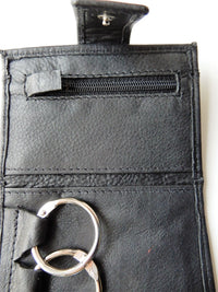 Bild in Galerie Ansicht laden, 2-Spezial-Ringe-Schlüsseltasche mit Außen-Hartgeldfach - KüstenKlaus
