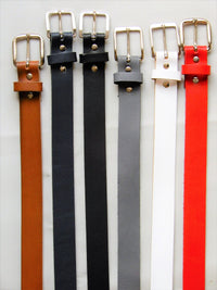 Bild in Galerie Ansicht laden, 2,5 cm Rinderleder-Gürtel &quot;Husum&quot;
