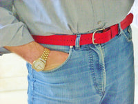 Bild in Galerie Ansicht laden, 3,5 cm breiter Rinderleder-Gürtel &quot;Schleswig&quot;
