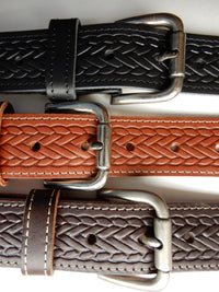 Bild in Galerie Ansicht laden, 3,5 cm breite Vollrinderleder-Gürtel Texas
