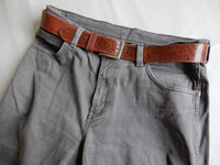 Bild in Galerie Ansicht laden, 4,0 cm breite Gürtel aus Wasserbüffel-Leder &quot;Kampen&quot;
