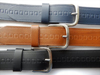 Bild in Galerie Ansicht laden, 4,0 cm breiter Rinderleder-Gürtel &quot;Wyk&quot;
