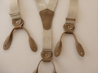 Bild in Galerie Ansicht laden, Leinen-Hosenträger zum Knöpfen Nr.18
