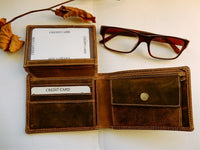 Bild in Galerie Ansicht laden, Hunter: Argentina Voll-Leder Börse ohne Riegel im Querformat
