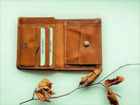 Bild in Galerie Ansicht laden, Hochformat Kombi-Börse aus geöltem Rinder-Leder mit RFID-Schutz
