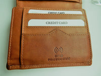 Bild in Galerie Ansicht laden, Hochformat Kombi-Börse aus geöltem Rinder-Leder mit RFID-Schutz
