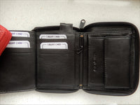 Bild in Galerie Ansicht laden, Innen und außen Reißverschluß-Börse mit vielen Fächern
