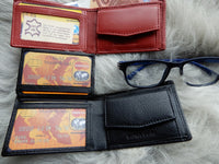 Bild in Galerie Ansicht laden, Kleine Querformat-Börse mit Geheimfach
