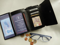 Bild in Galerie Ansicht laden, Damenbörse in Soft-Leder und Metall-Reißverschluß
