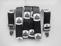 4 Klipse Hosenträger Maurer-Zunft