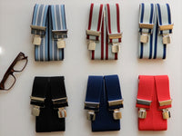 Bild in Galerie Ansicht laden, 4 Clips und Band in 4,5 cm superbreite Hosenträger
