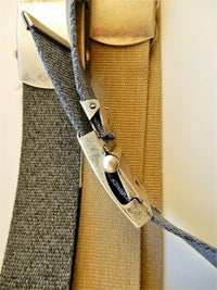 Bild in Galerie Ansicht laden, 4 cm breiter Bandgewebe-Gürtel mit Roll-Koppel-Schloß
