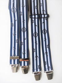 Bild in Galerie Ansicht laden, 4 Klip Hosenträger, maritim - KüstenKlaus
