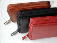 Bild in Galerie Ansicht laden, Innen und außen Reißverschluß-Börse mit vielen Fächern
