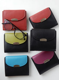 Bild in Galerie Ansicht laden, Hochformat Kombi-Börse mit Außenlasche und Innenriegel, RFID-Schutz - KüstenKlaus
