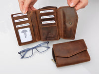 Bild in Galerie Ansicht laden, Hunter Serie: Große Börse aus Büffel-Leder
