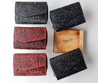 Bild in Galerie Ansicht laden, Vintage-Print Damen-Börse mit stabilem Metall-Reißverschluß - KüstenKlaus
