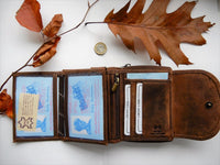 Bild in Galerie Ansicht laden, Hunter-Serie, Büffel-Leder Börse mit RFID-Schutz
