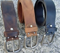 Bild in Galerie Ansicht laden, Breite: 4,5 cm Wasserbüffel Voll-Ledergürtel &quot;Big Bull&quot;
