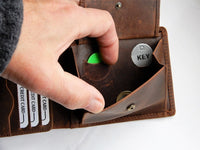 Bild in Galerie Ansicht laden, Hunter-Serie, Querformat Büffel-Leder Börse mit RFID-Schutz ohne Riegel
