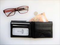 Bild in Galerie Ansicht laden, Querformat Kombi-Börse mit Banknoten-Geheimfach
