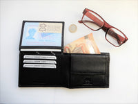 Bild in Galerie Ansicht laden, Querformat Kombi-Börse mit Banknoten-Geheimfach
