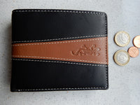 Bild in Galerie Ansicht laden, Gecko-Serie: Querformat-Börse mit Riegel in Soft-Leder RFID protect
