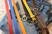 Bild in Galerie Ansicht laden, Ledergürtel,1,8 cm breit, schmal
