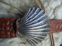 Bild in Galerie Ansicht laden, Muschel, silbrig
