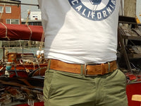 Bild in Galerie Ansicht laden, Breite: 4,5 cm Wasserbüffel Voll-Ledergürtel &quot;Big Bull&quot;
